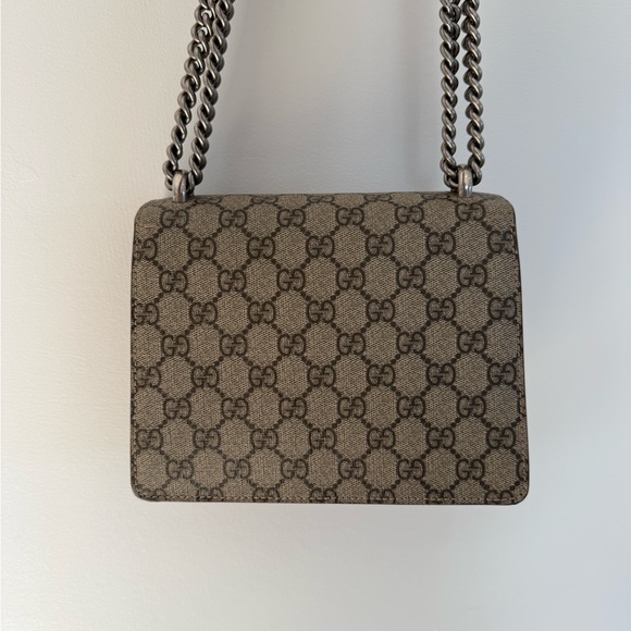 Gucci Taupe Dionysus GG supreme Shoulder Bag - Picture 3 of 6